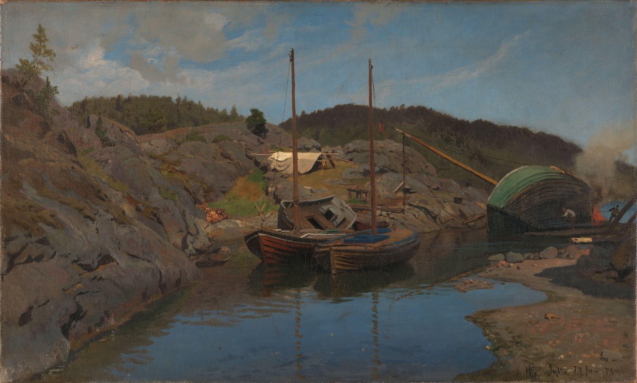 Révkalauzok alkotó: Hans Gude