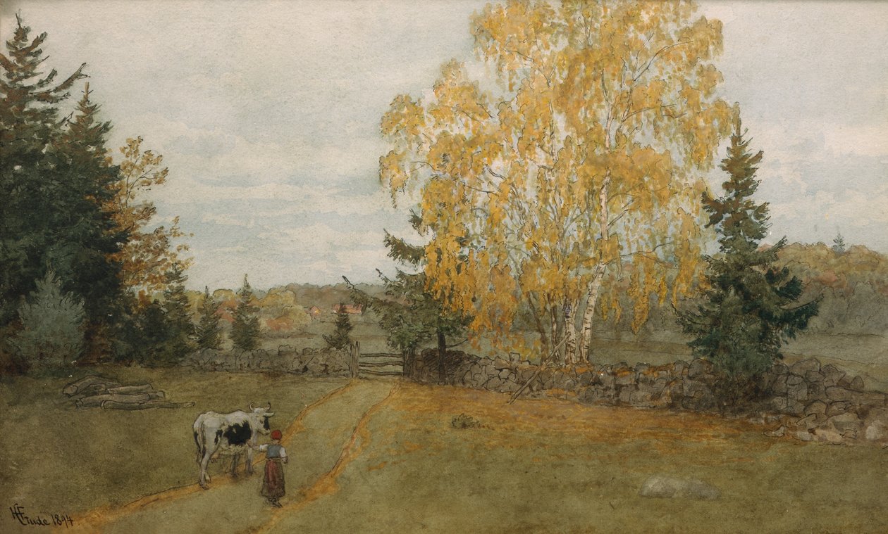 Naplemente alkotó: Hans Gude