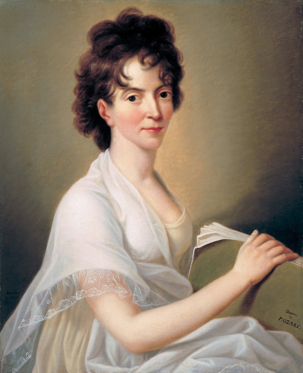 Constanze Mozart szül. Weber 17631842, W.A. Mozart felesége, 1802 alkotó: Hans Hansen