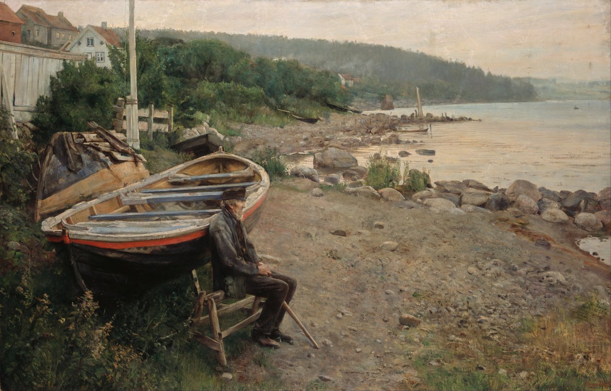 Kilátás az Åsgårdstrandról alkotó: Hans Heyerdahl