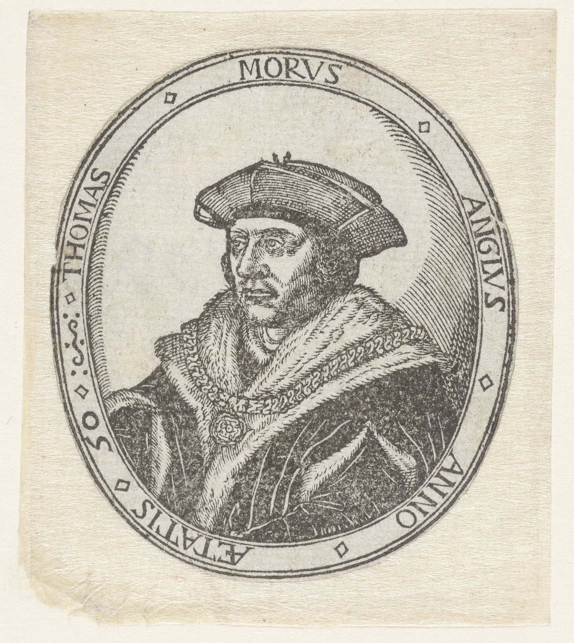 Thomas More portréja alkotó: Hans Holbein (II) (attributed to)