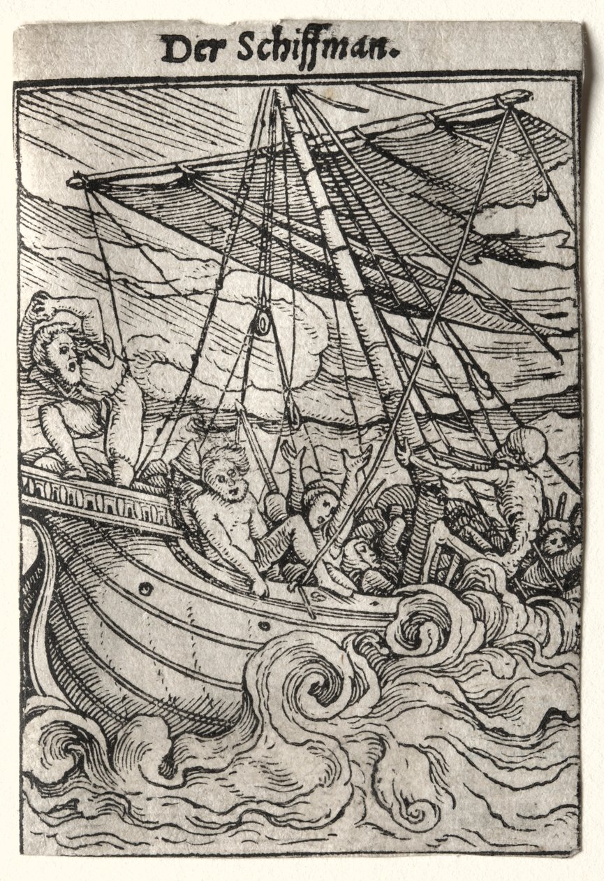 Haláltánc: A tengerész, c. 1526. alkotó: Hans Holbein