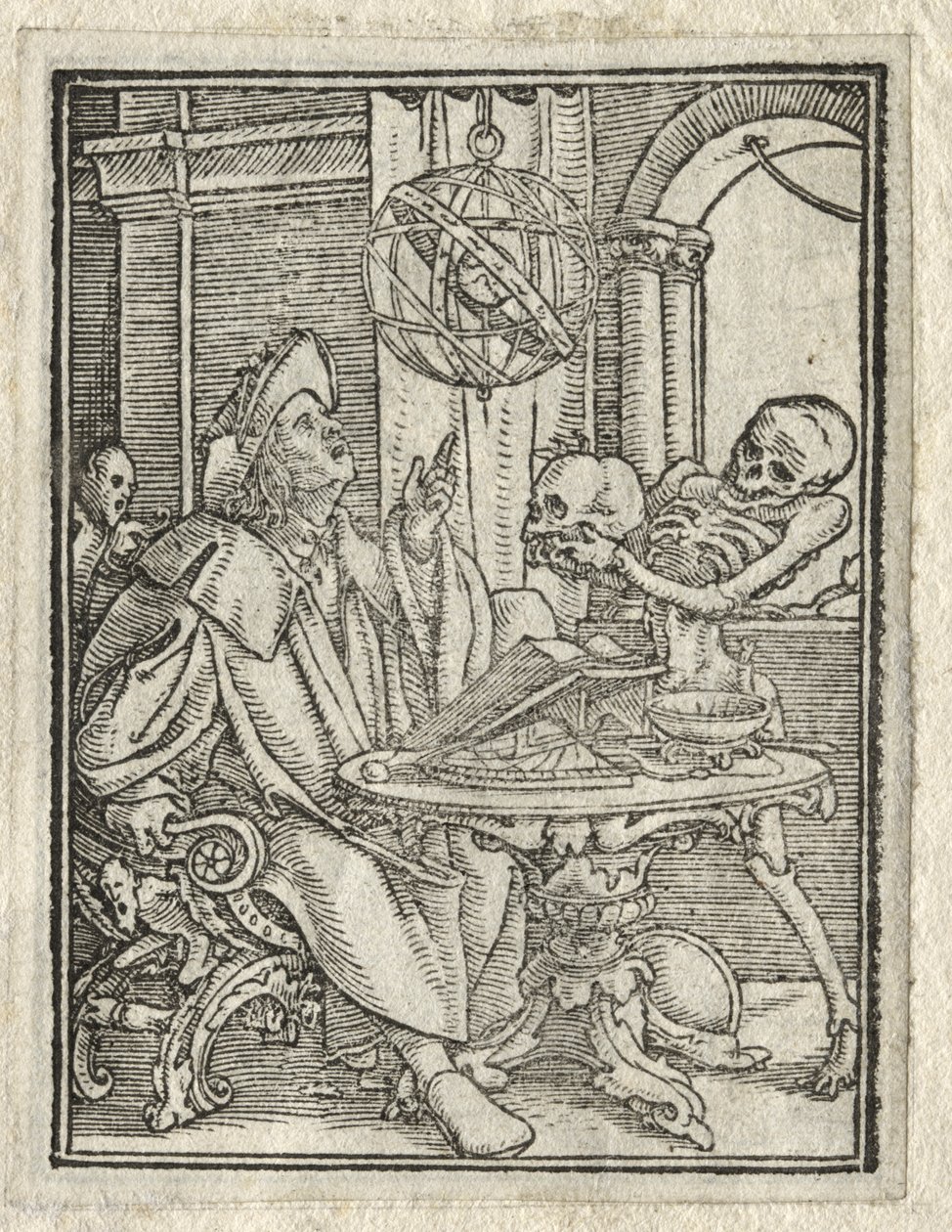 A haláltánc: Az asztrológus; A gazdag ember alkotó: Hans Holbein