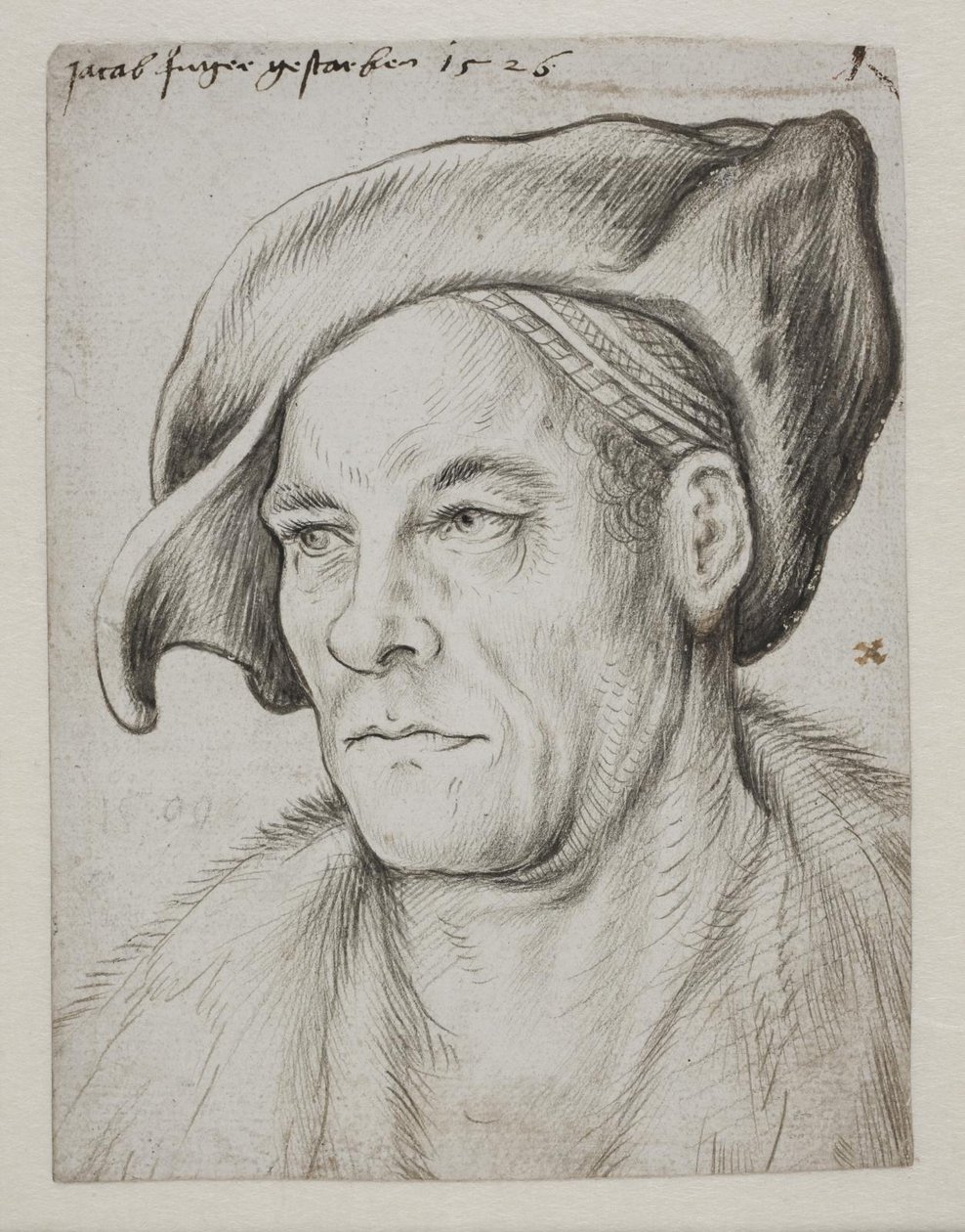 Jacob Fugger pénzember és kereskedő portréja alkotó: Hans Holbein d.Æ.