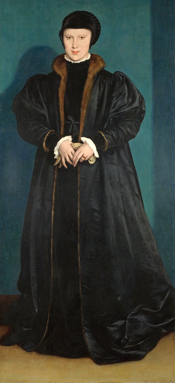 Dán Krisztina (1522-90) Milánó hercegnője, valószínűleg 1538 alkotó: Hans Holbein der Jüngere