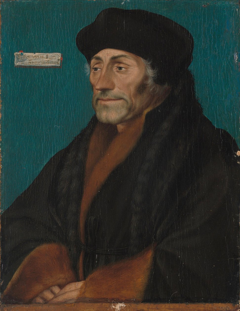Rotterdami Erasmus (1466-1536) alkotó: Hans Holbein der Jüngere
