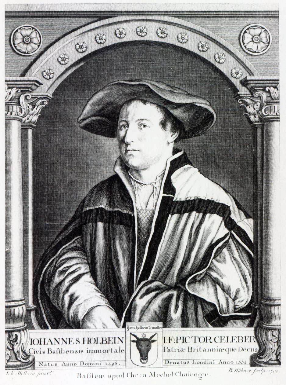 Hans Holbein ifjabb, Bartholomaus Huebner metszete, 1790 alkotó: Hans Holbein der Jüngere