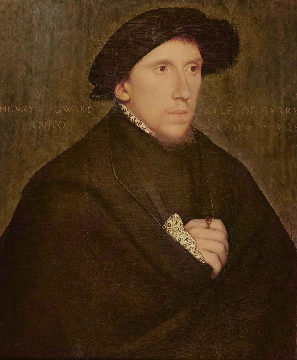 Henry Howard, Surrey grófja, 1542 körül (olaj és tempera a panelen) alkotó: Hans Holbein der Jüngere
