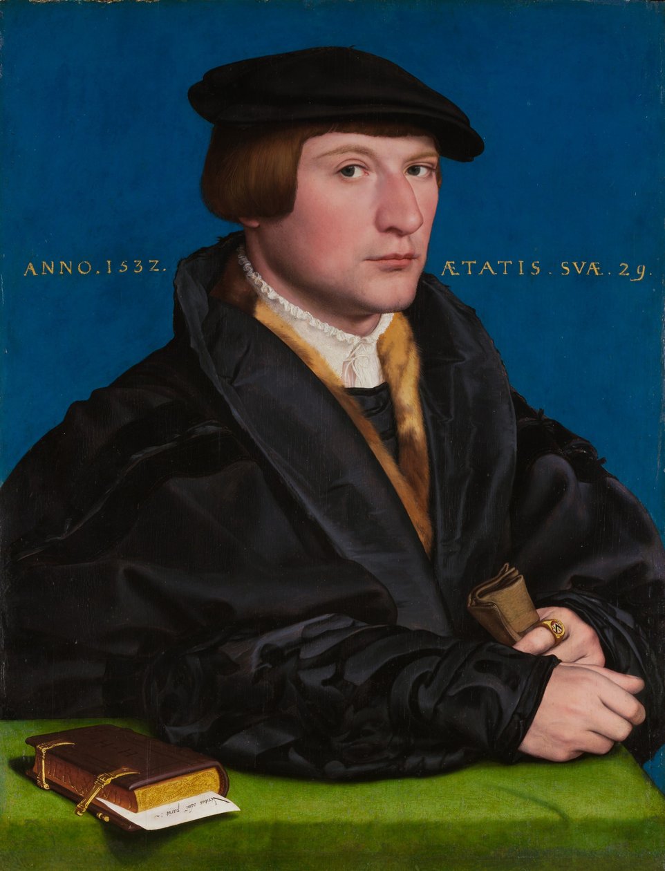 Hermann von Wedigh III (meghalt 1560-ban), 1532 (olaj és arany tölgyen) alkotó: Hans Holbein der Jüngere
