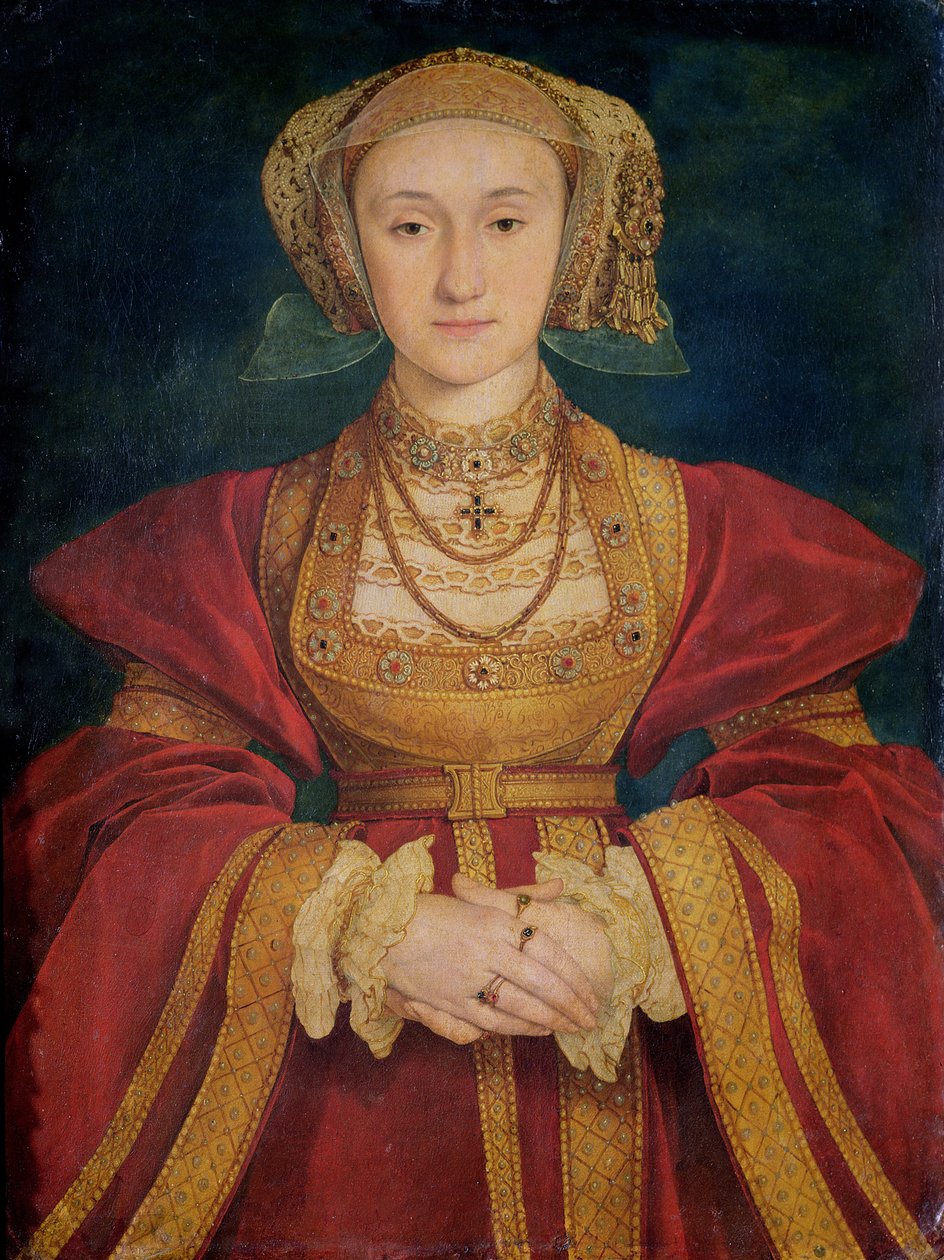Cleves Anna portréja (1515-57) 1539 alkotó: Hans Holbein der Jüngere