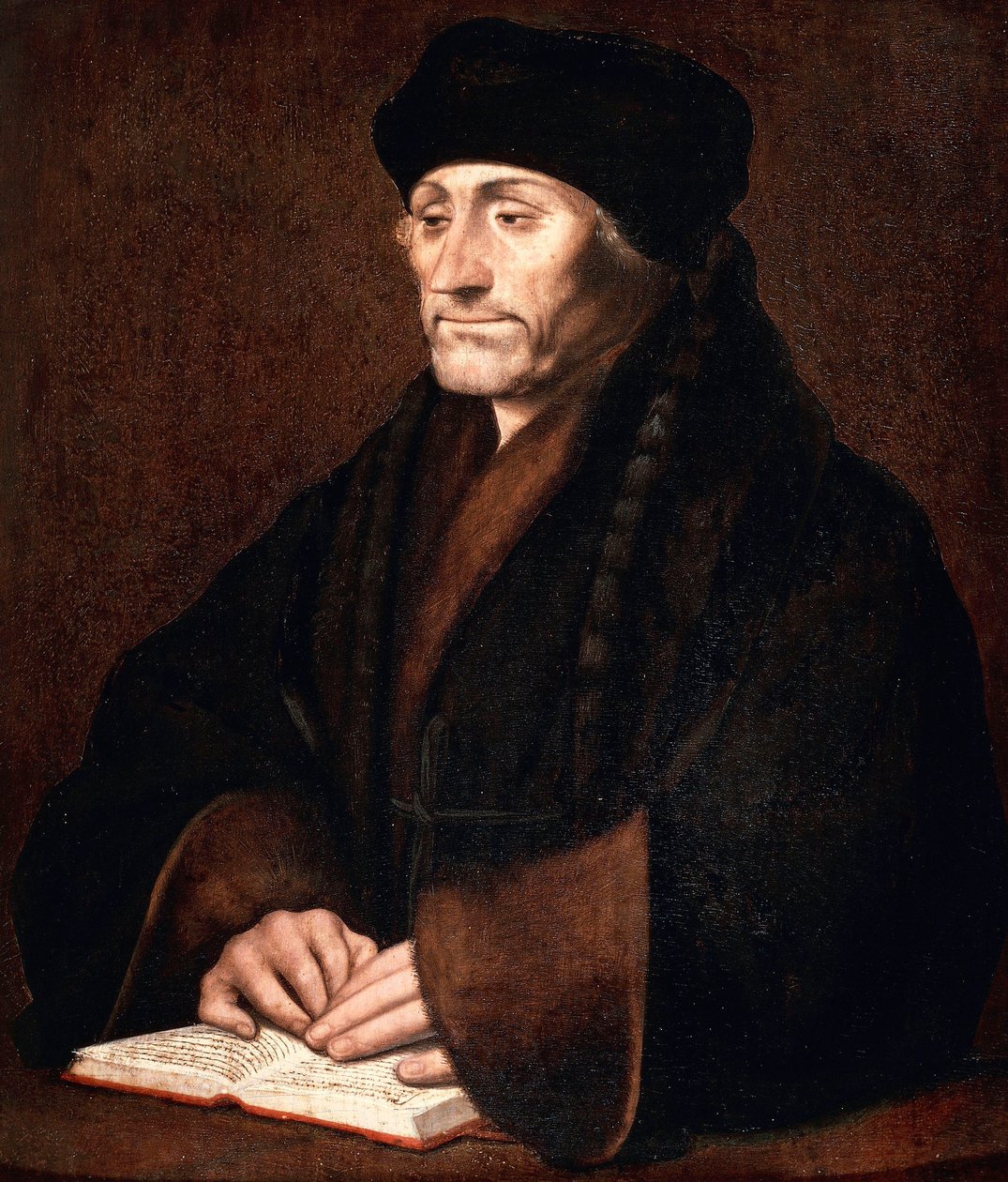 Desiderius Erasmus portréja alkotó: Hans Holbein der Jüngere