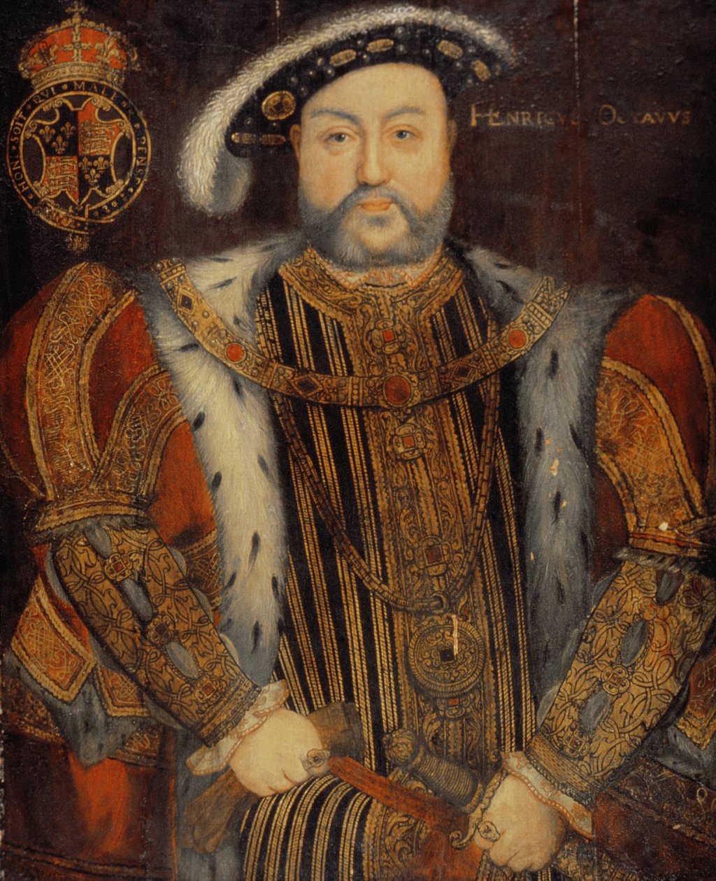 VIII. Henrik portréja (1491-1547) alkotó: Hans Holbein der Jüngere