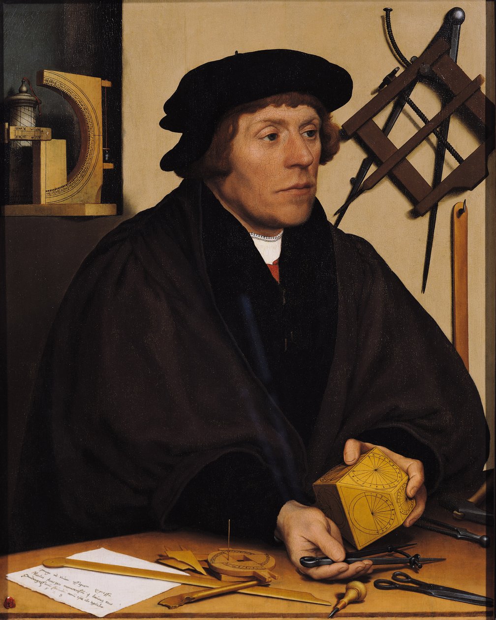 Nicholas Kratzer (1487-1550 körül) portréja, 1528 alkotó: Hans Holbein der Jüngere