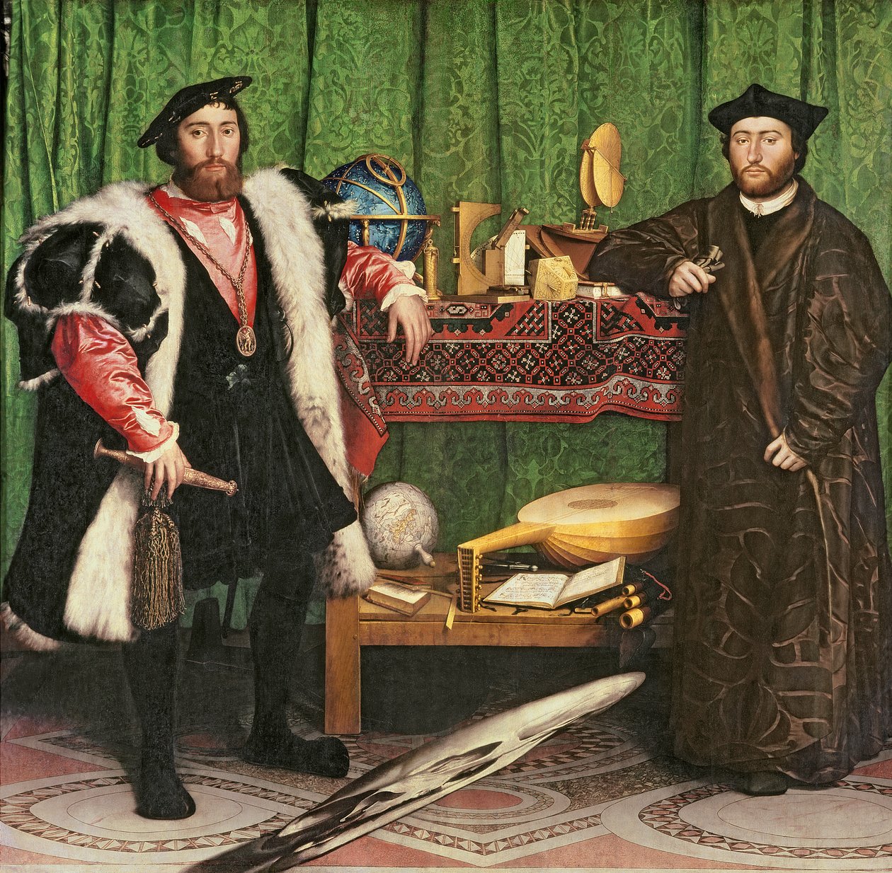 A követek, 1533 alkotó: Hans Holbein der Jüngere