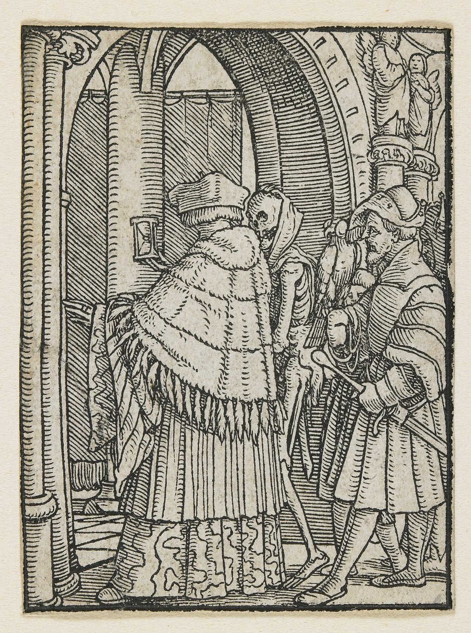 A kánon a haláltáncból (Lyons), 1538, 1523-1526 alkotó: Hans Holbein der Jüngere