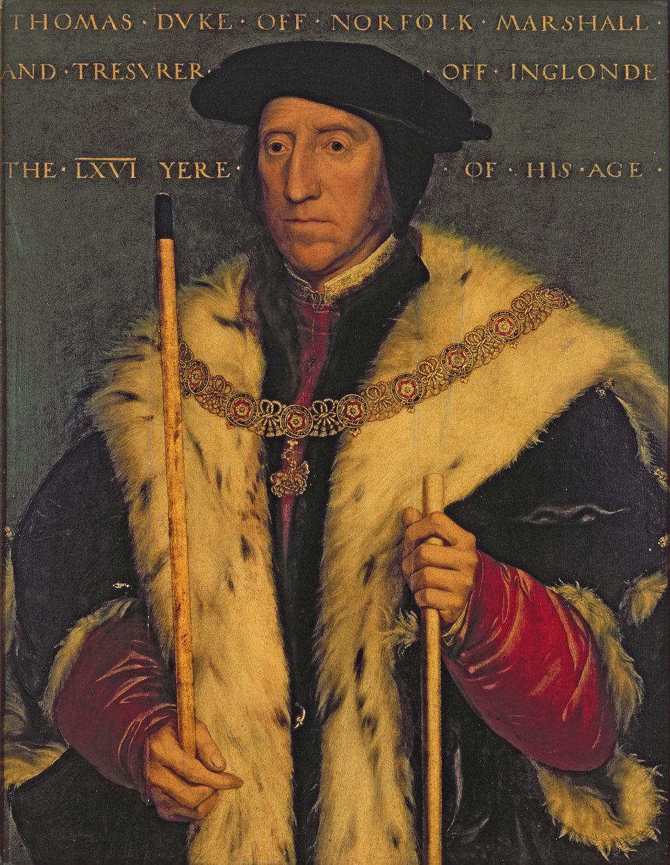 Thomas Howard, Norfolk 3. hercege alkotó: Hans Holbein der Jüngere
