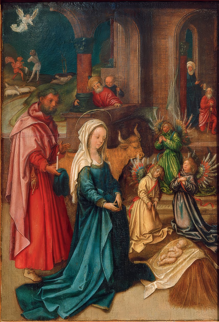 Krisztus születése alkotó: Hans Holbein der ältere