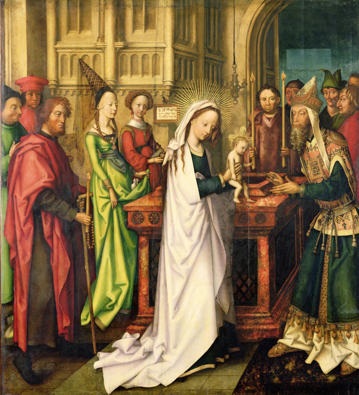 Krisztus ábrázolása a templomban, 1500 (lásd még: 147226) alkotó: Hans Holbein the Elder