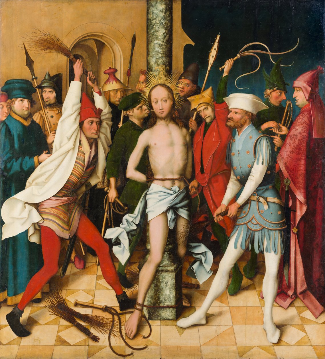 Flagelláció alkotó: Hans Holbein the Elder