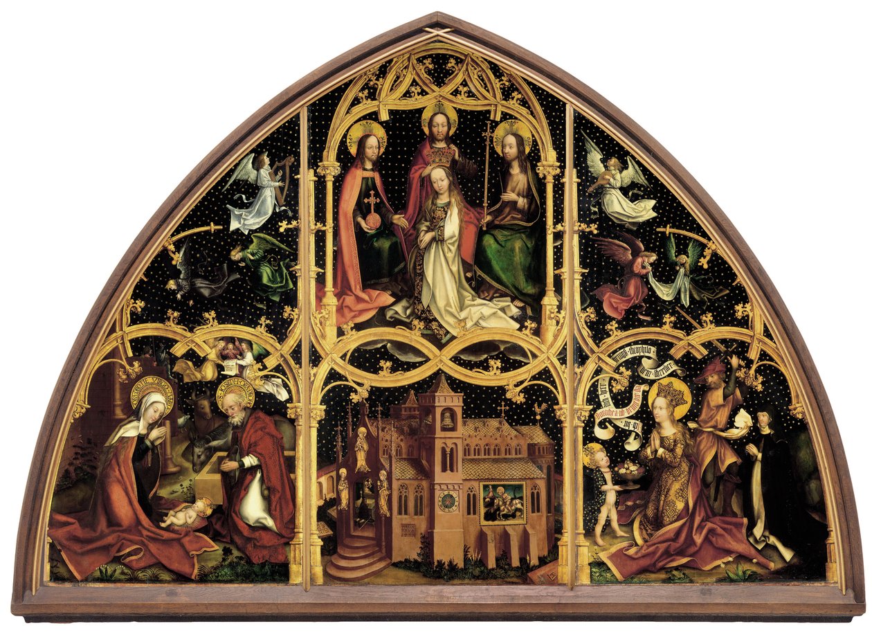 Német: Basilika Santa Maria Maggiore, rechter Tafel: Enthauptung der hl. Dorothea Basilika Santa Maria Maggiore alkotó: Hans Holbein the Elder