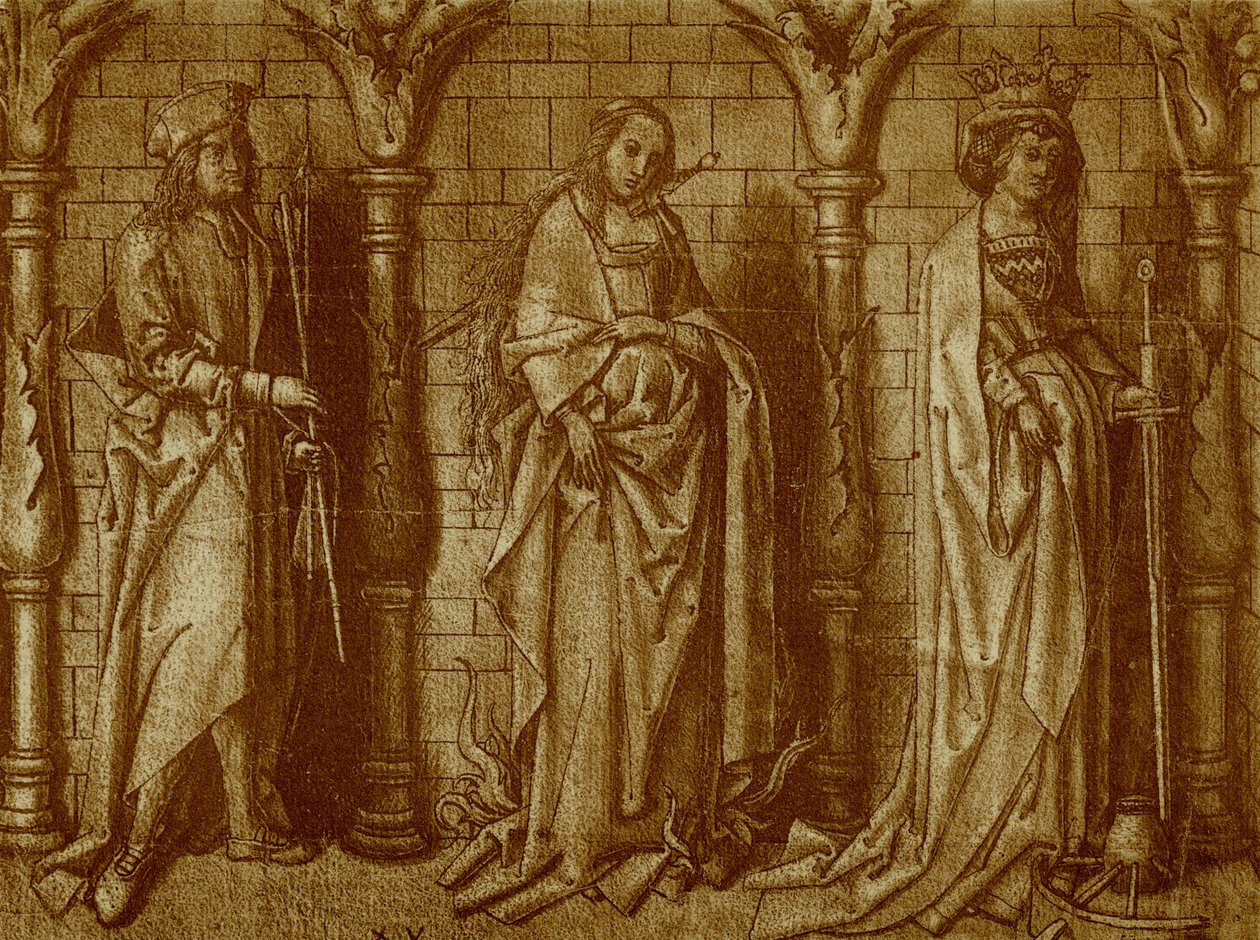 St. Willibald, Lucia és Katharina alkotó: Hans Holbein the Elder