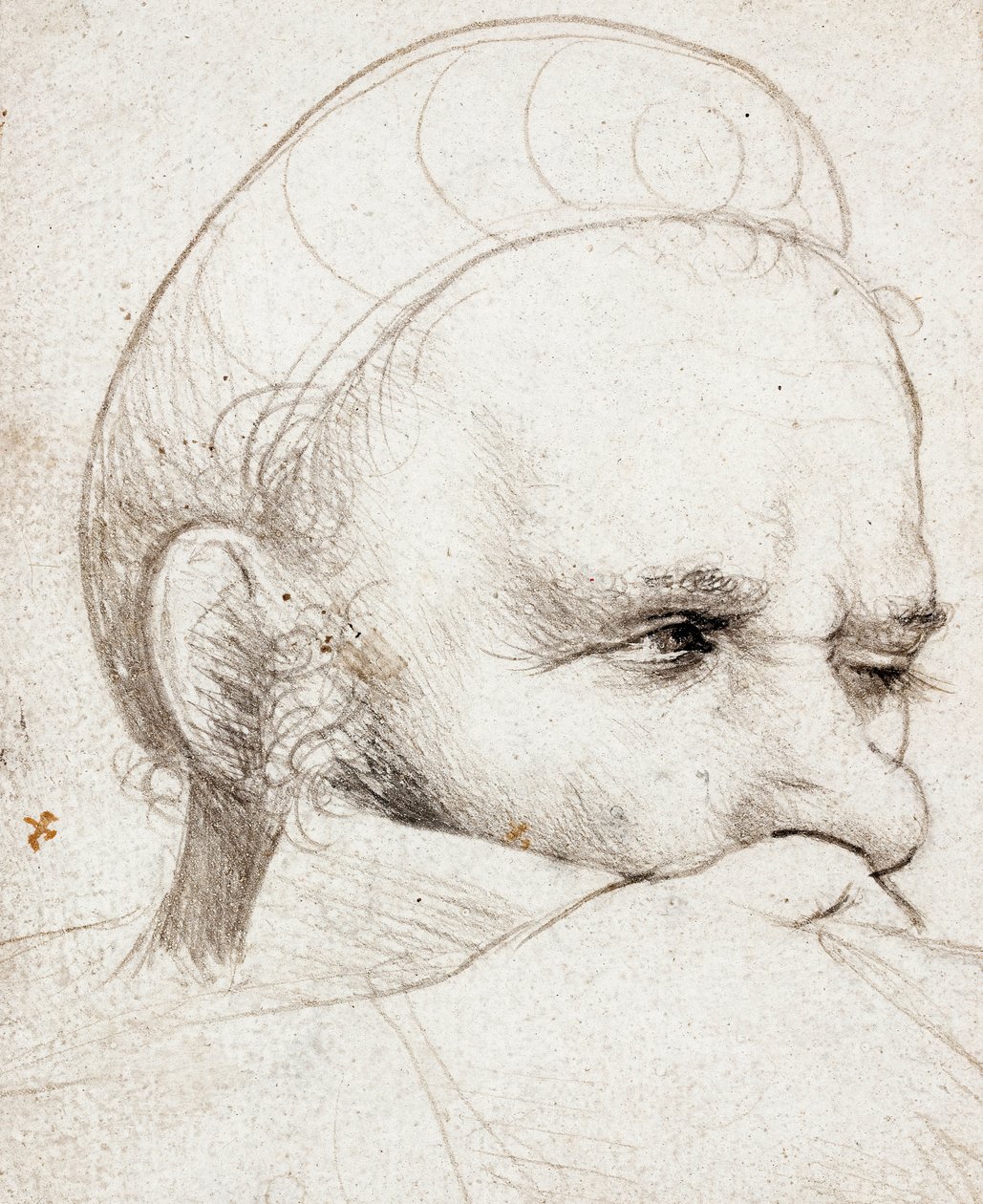A célba vett számszeríjász feje alkotó: Hans Holbein the Elder