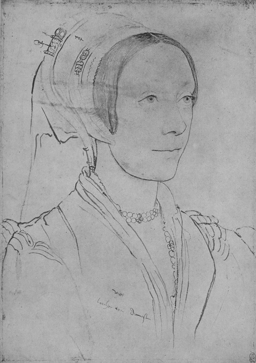 „A Lady: Unknown”, c1532-1543, 1945 alkotó: Hans Holbein der Jüngere