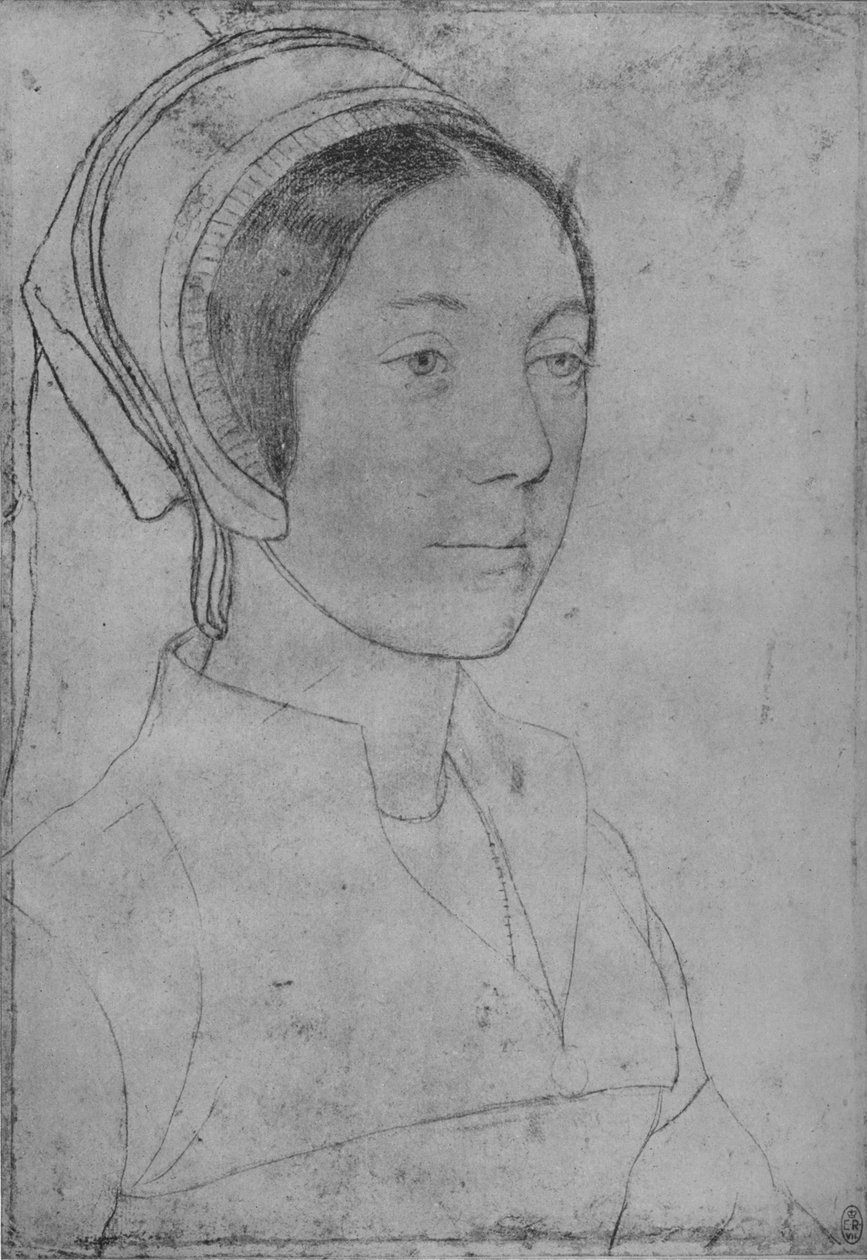 „A Lady: Unknown”, c1532-1543, 1945 alkotó: Hans Holbein der Jüngere