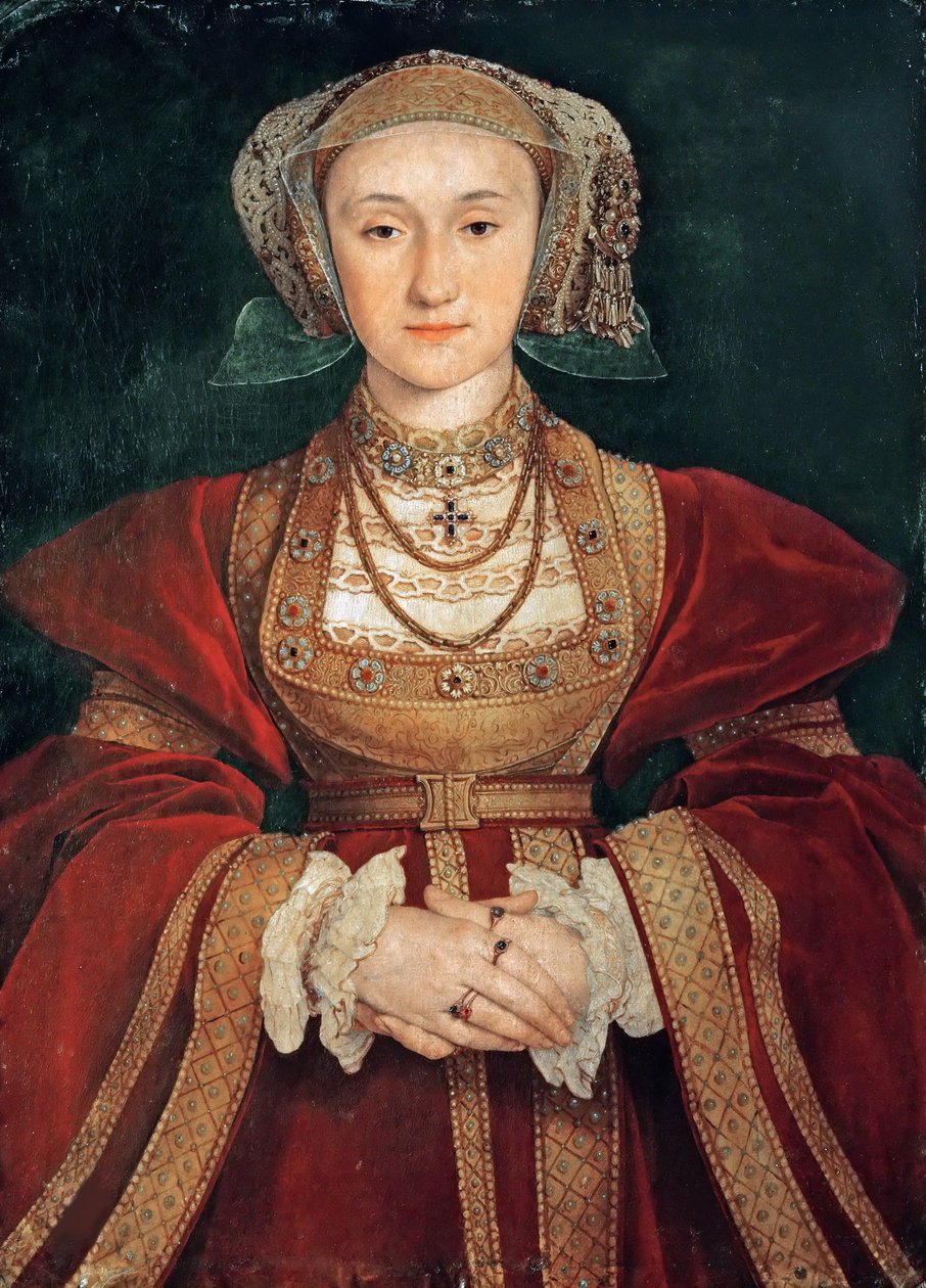 Cleves Anna 1515-1557, kb. 1539. alkotó: Hans Holbein der Jüngere