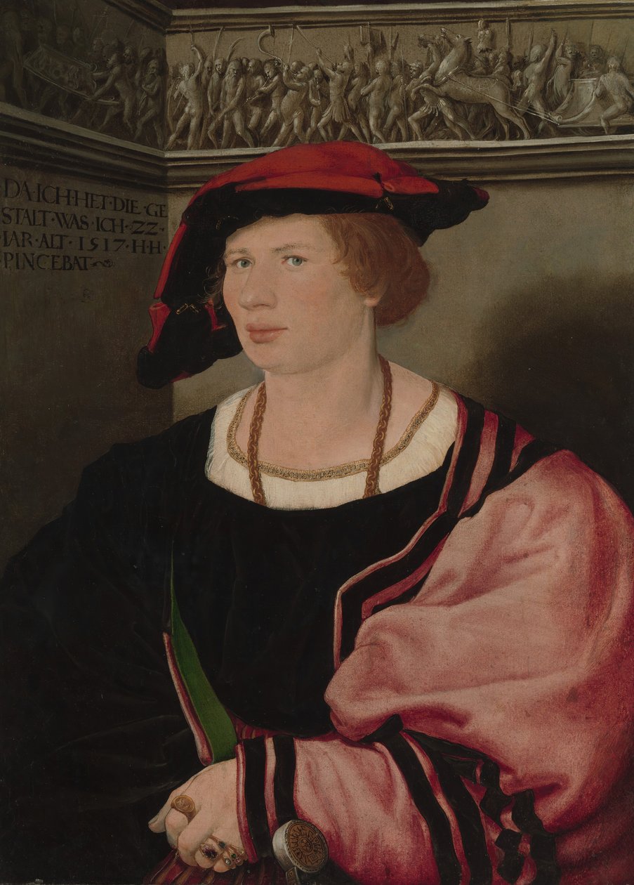 Benedikt von Hertenstein 1495 körül született, 1522-ben, 1517-ben halt meg. alkotó: Hans Holbein der Jüngere