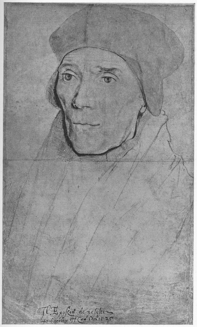 Fisher bíboros, Rochester püspöke, 1532-1534 1945 alkotó: Hans Holbein der Jüngere