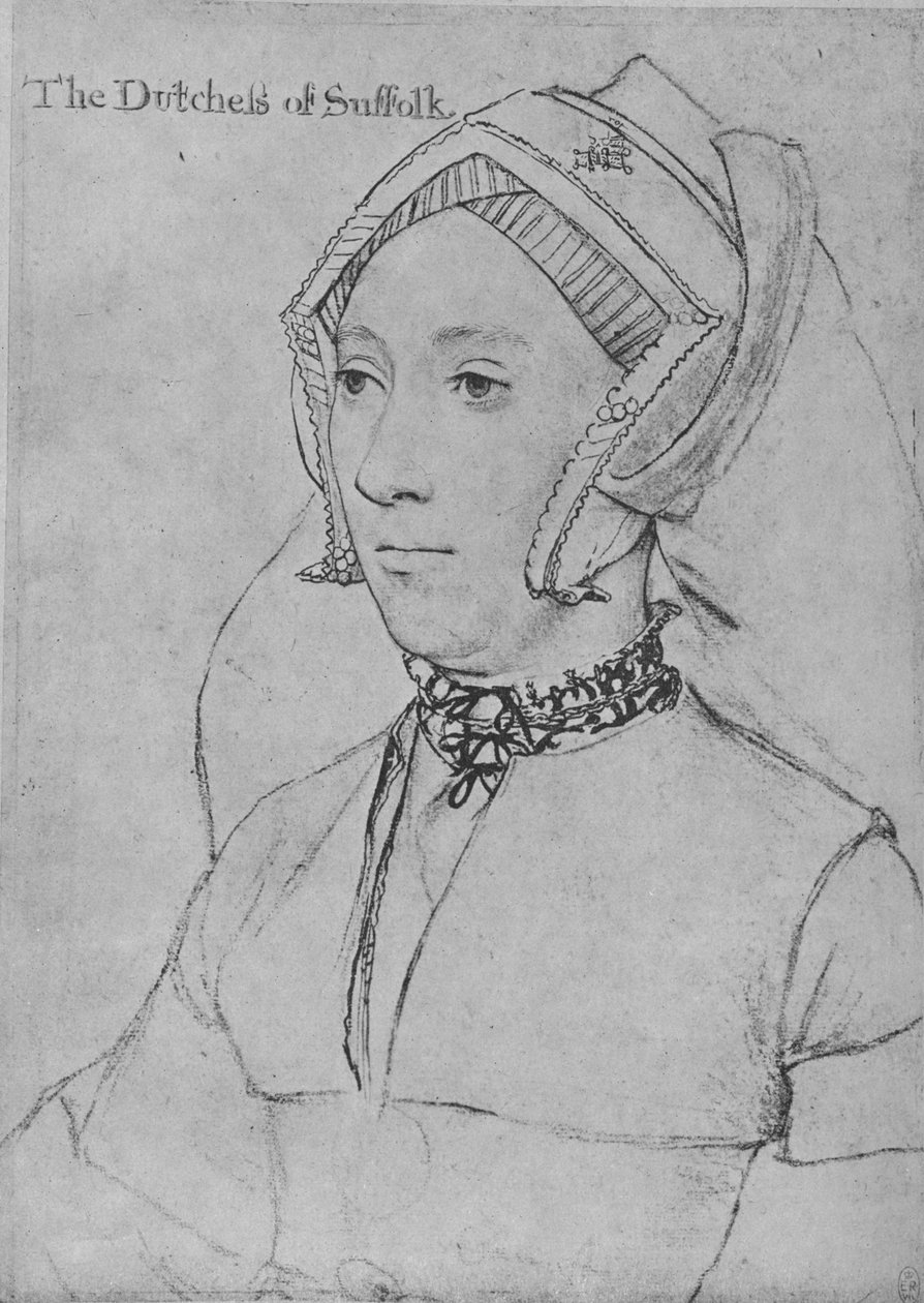 Catherine Willoughby, c1532-1543, 1945 alkotó: Hans Holbein der Jüngere