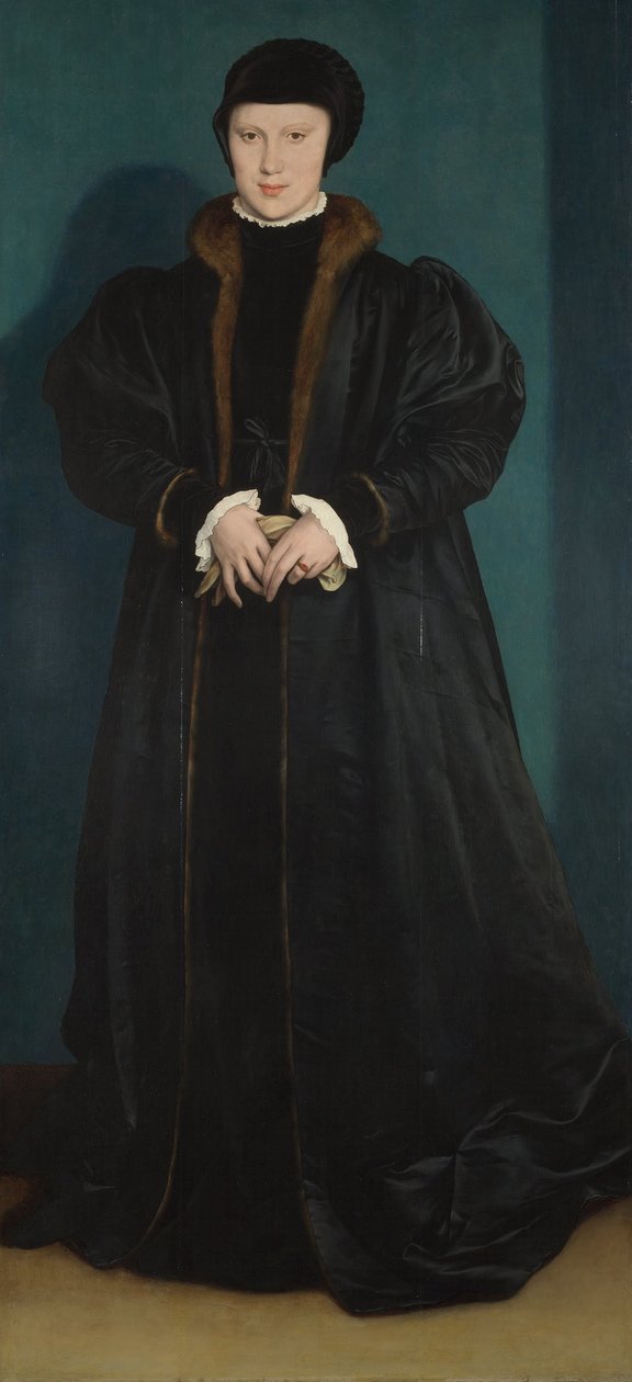 Dán Krisztina, Milánó hercegnője, 1538 alkotó: Hans Holbein der Jüngere