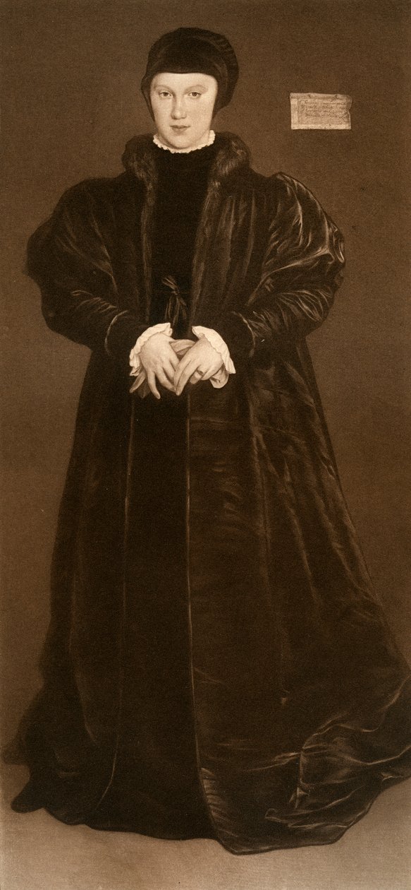Dán Krisztina, Milánó hercegnője, 1538, 1902 alkotó: Hans Holbein der Jüngere