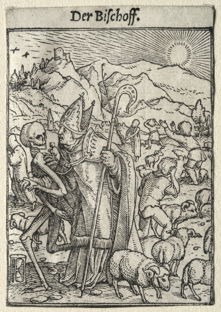 Haláltánc: A püspök alkotó: Hans Holbein the Younger