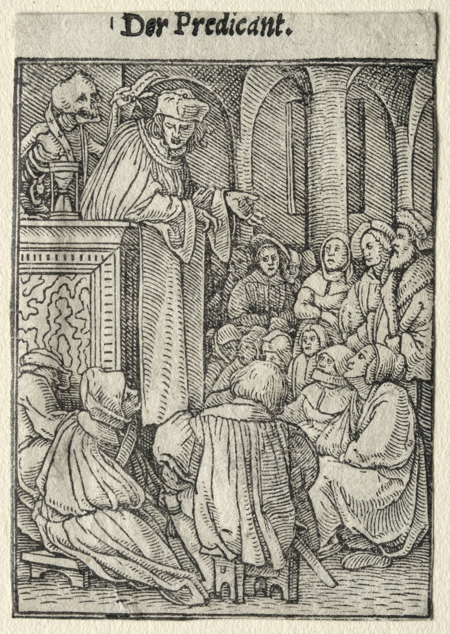 Haláltánc: A prédikátor alkotó: Hans Holbein the Younger