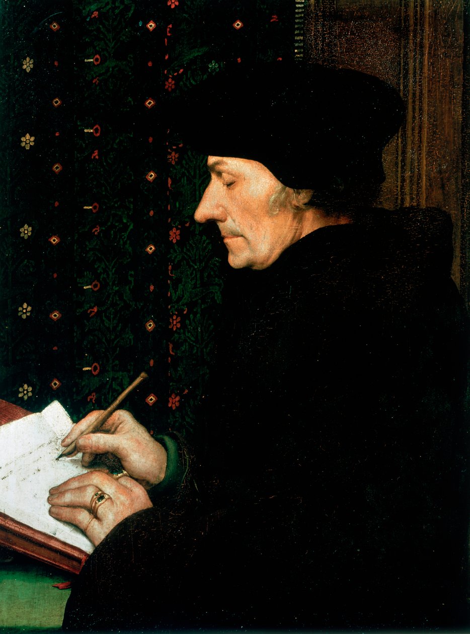 Desiderius Erasmus holland humanista és tudós, 1523 alkotó: Hans Holbein der Jüngere