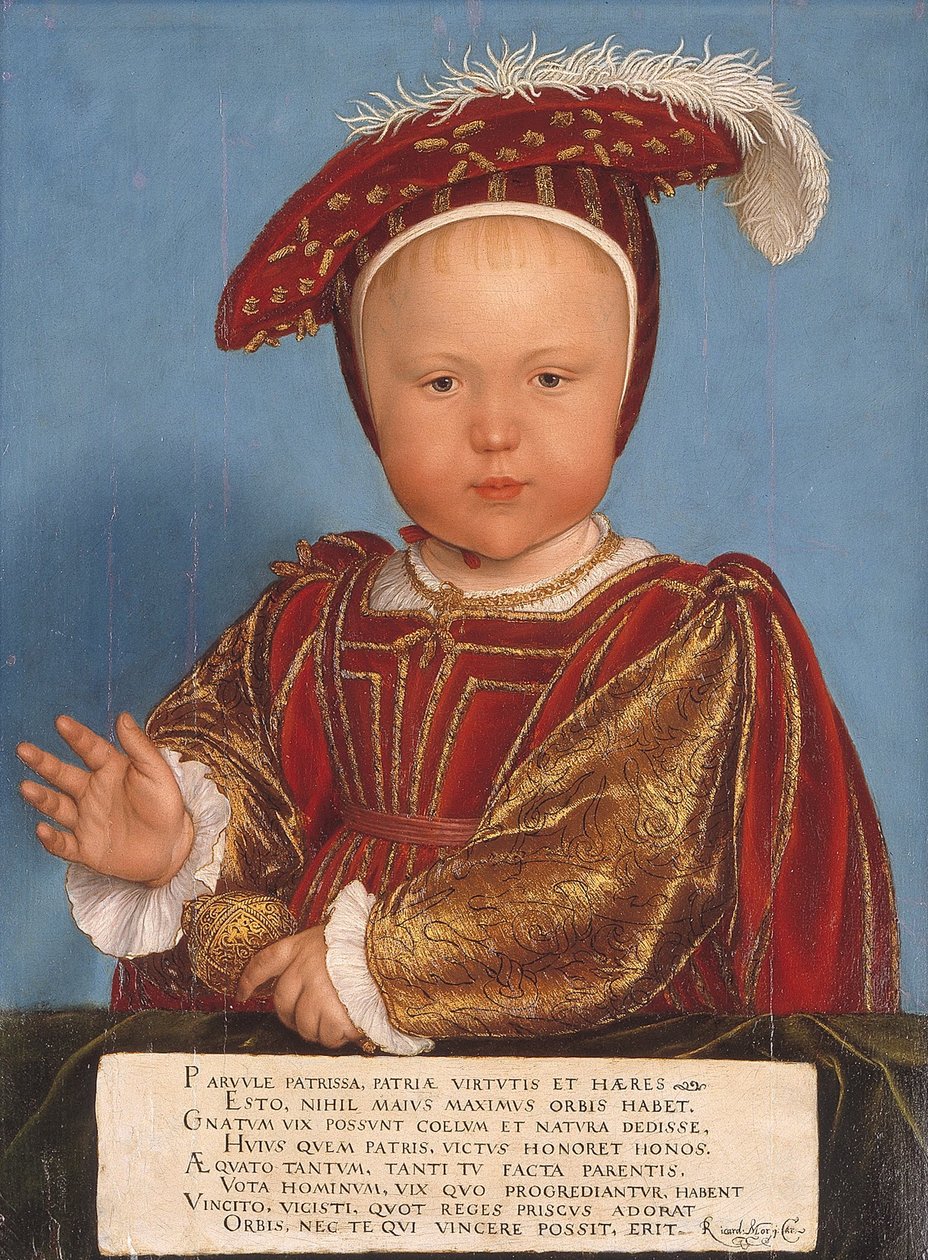 Edward, walesi herceg, később VI. Edward király alkotó: Hans Holbein the Younger