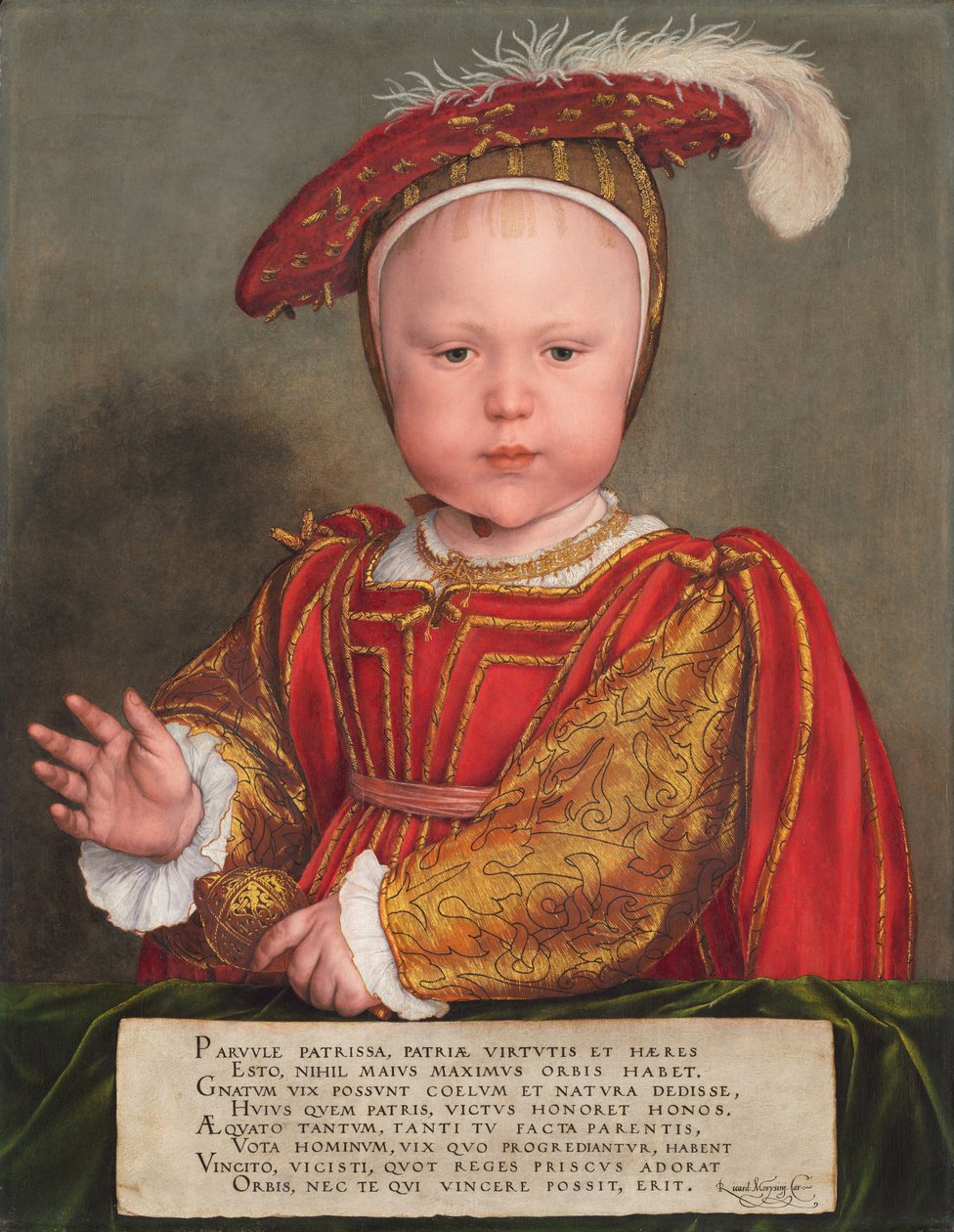 VI. Edward gyermekként alkotó: Hans Holbein der Jüngere