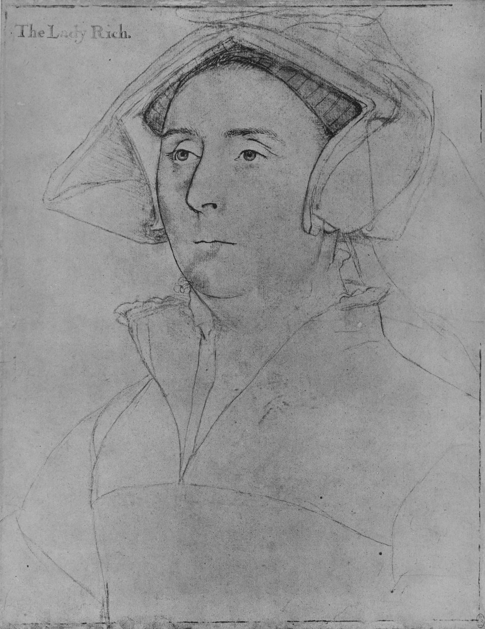 Elizabeth, Lady Rich, 1532-1543, 1945 alkotó: Hans Holbein der Jüngere