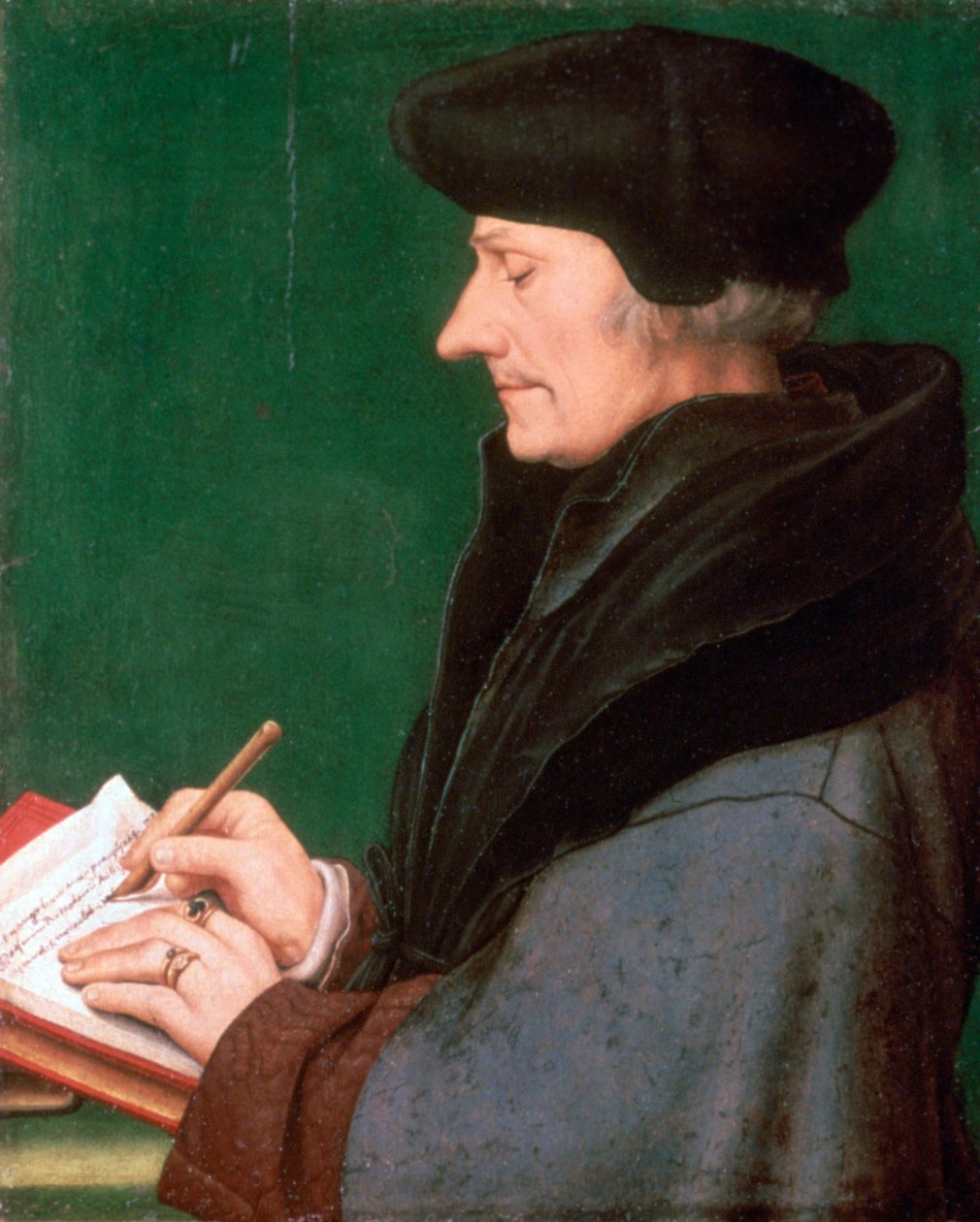 Rotterdami Erasmus, 1523 alkotó: Hans Holbein der Jüngere
