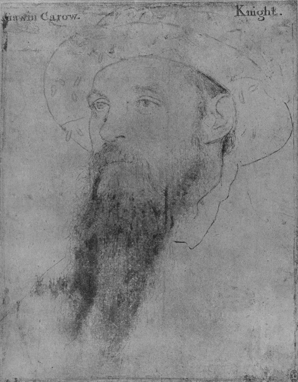 Gavin Carew, c1532-1543, 1945 alkotó: Hans Holbein der Jüngere
