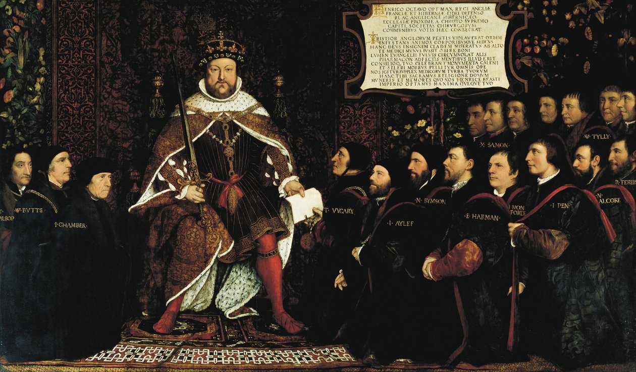 Henrik VIII és borbélysebészek alkotó: Hans Holbein der Jüngere