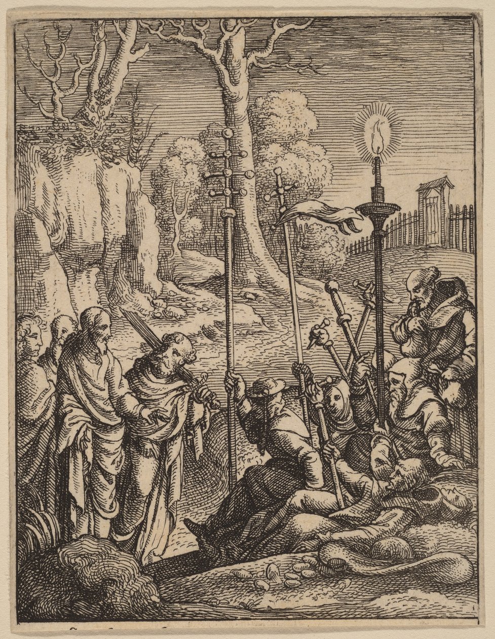 Jézus szembenéz bírálóival alkotó: Hans Holbein the Younger
