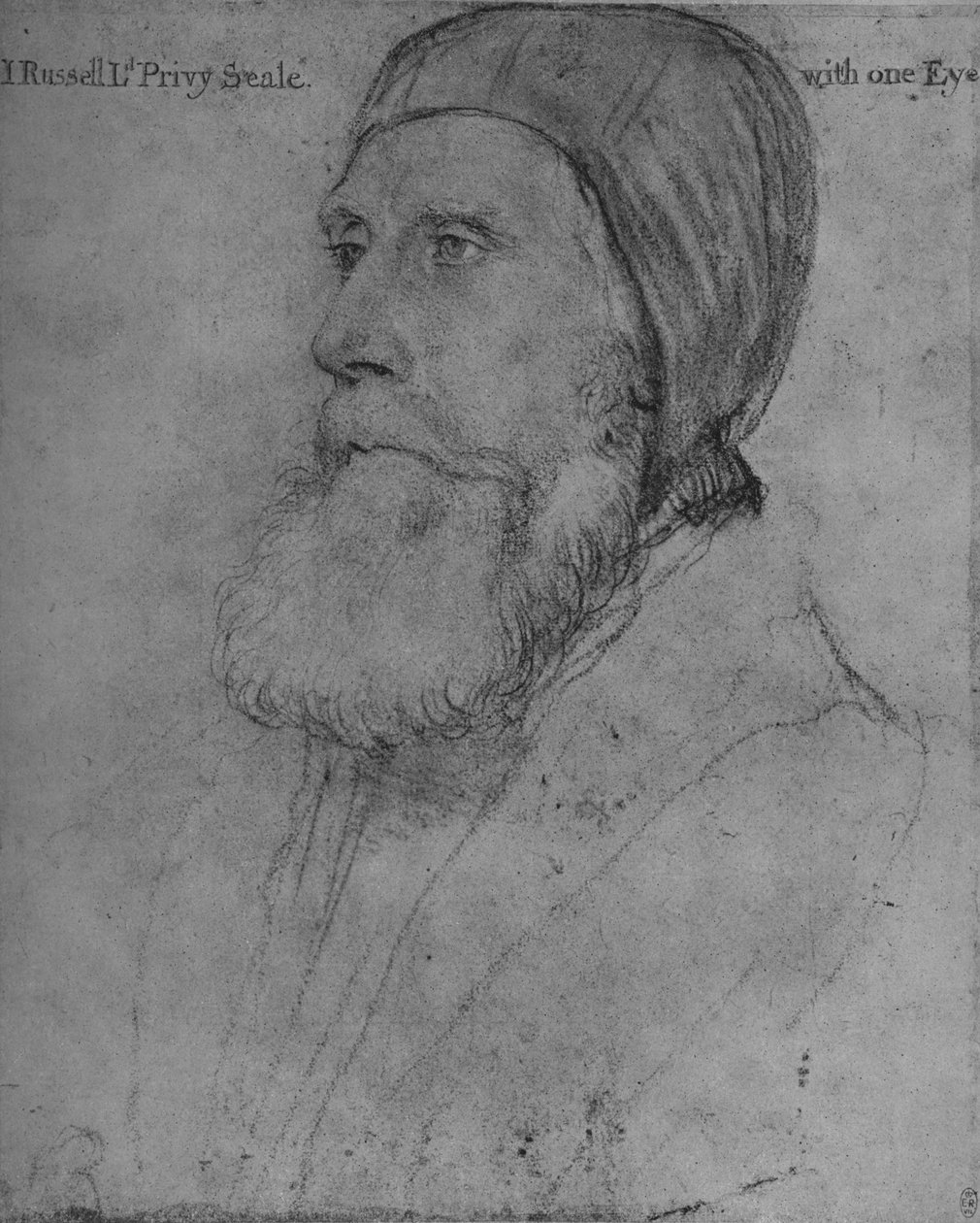 John Russell, Bedford grófja, 1532-1543, 1945 alkotó: Hans Holbein der Jüngere