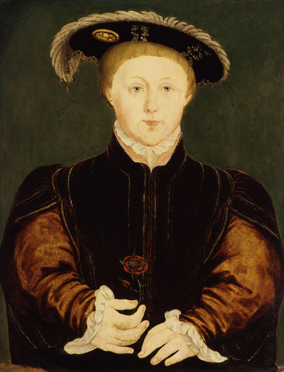 VI. Edward király, 1542 körül alkotó: Hans Holbein der Jüngere
