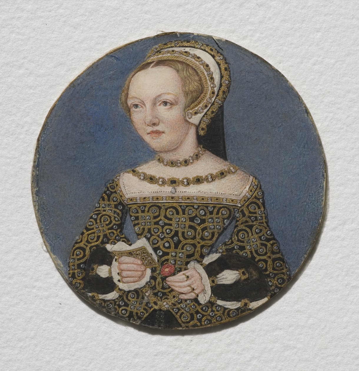 Lady Mary Howard, 1533 körül (wc pergamenen) alkotó: Hans Holbein der Jüngere