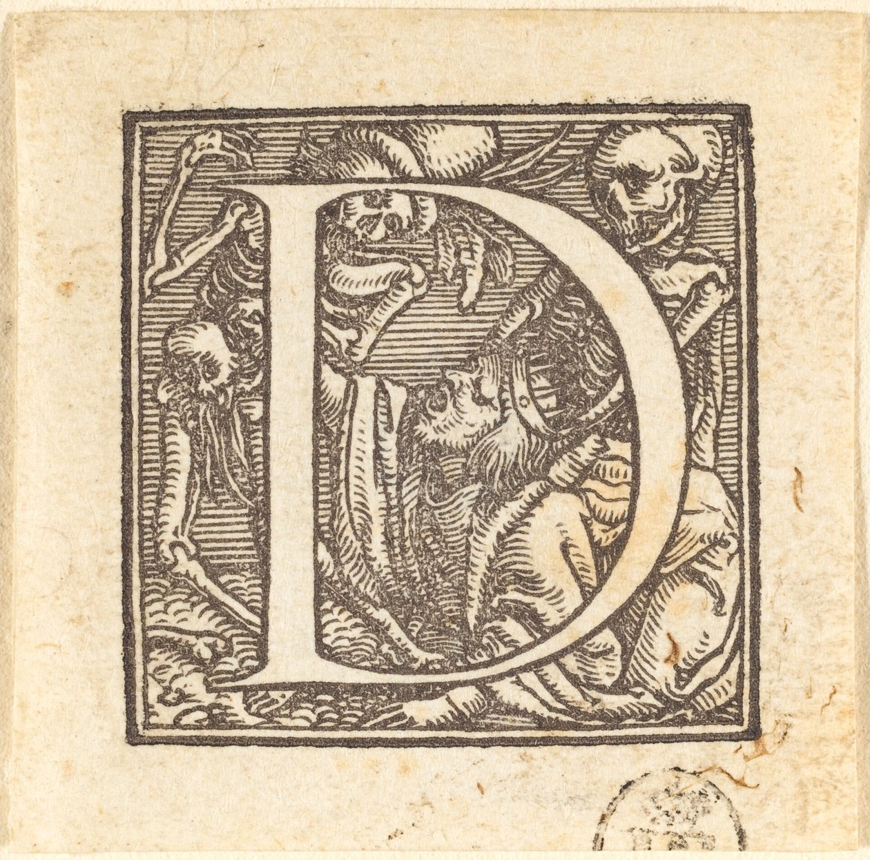 D betű alkotó: Hans Holbein der Jüngere