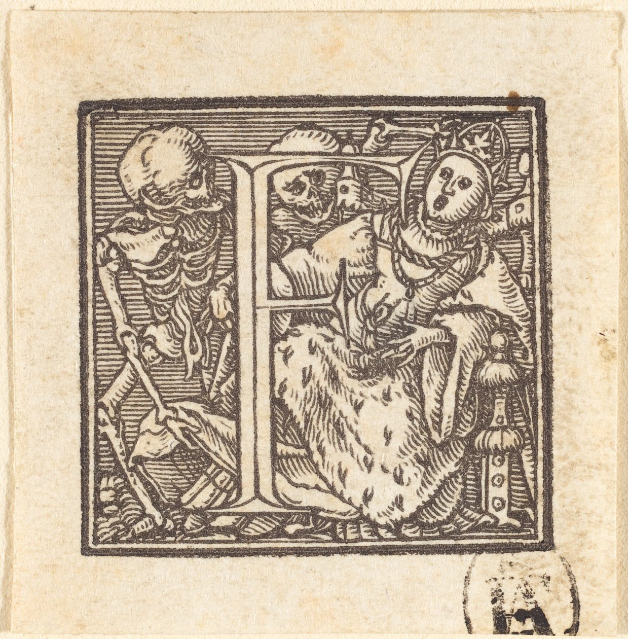 F betű alkotó: Hans Holbein der Jüngere