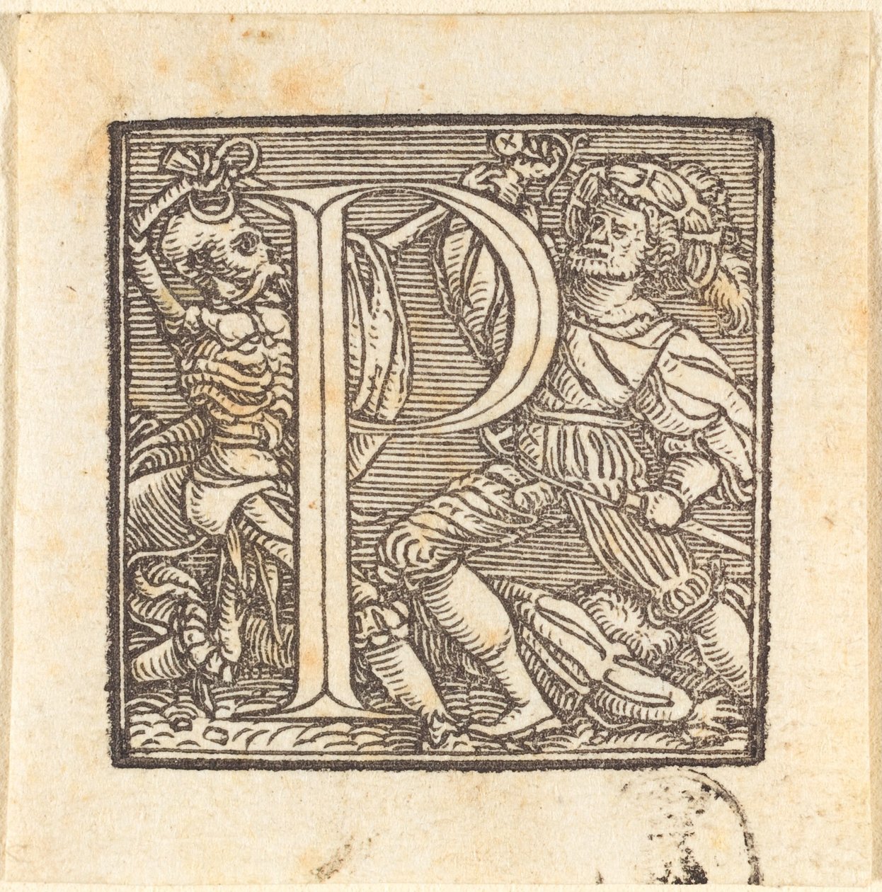 P betű alkotó: Hans Holbein der Jüngere